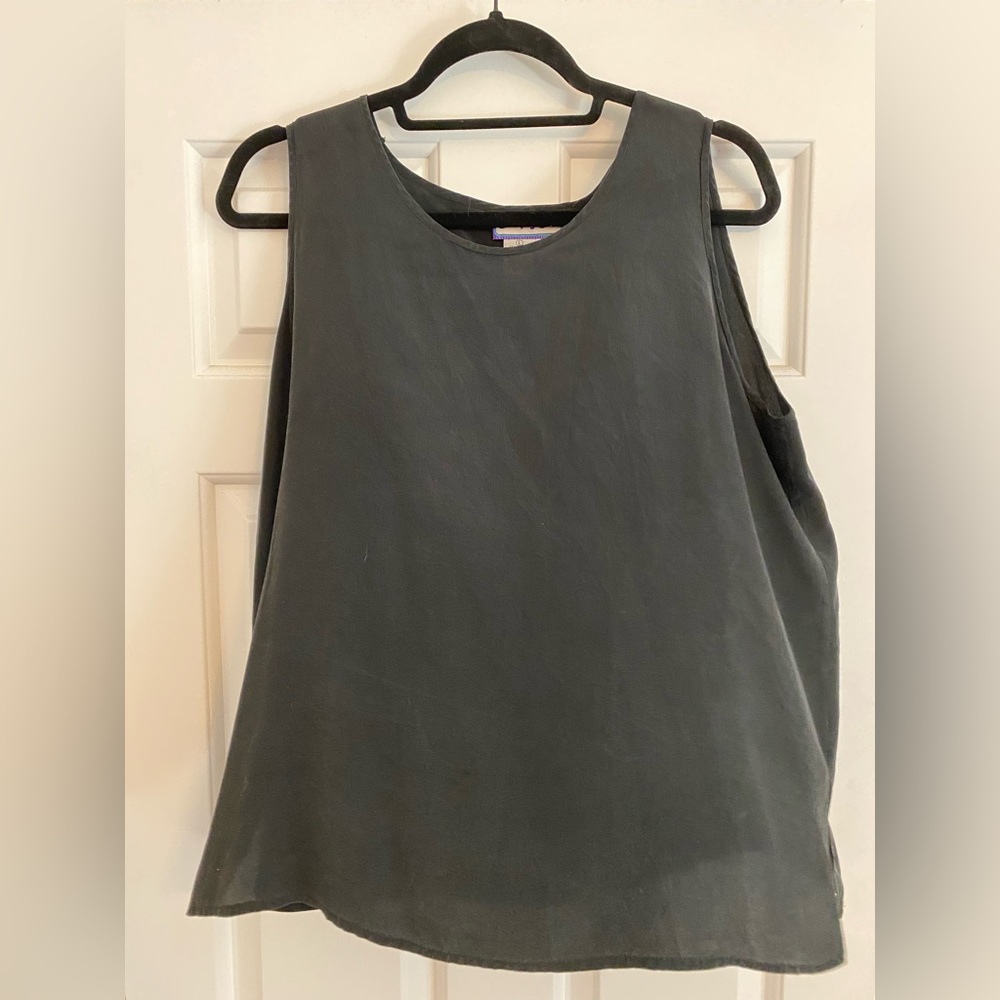 Black Silk Tank